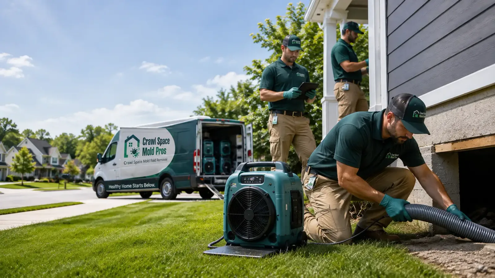 Crawl Space Mold Removal in Maple Hill, KS